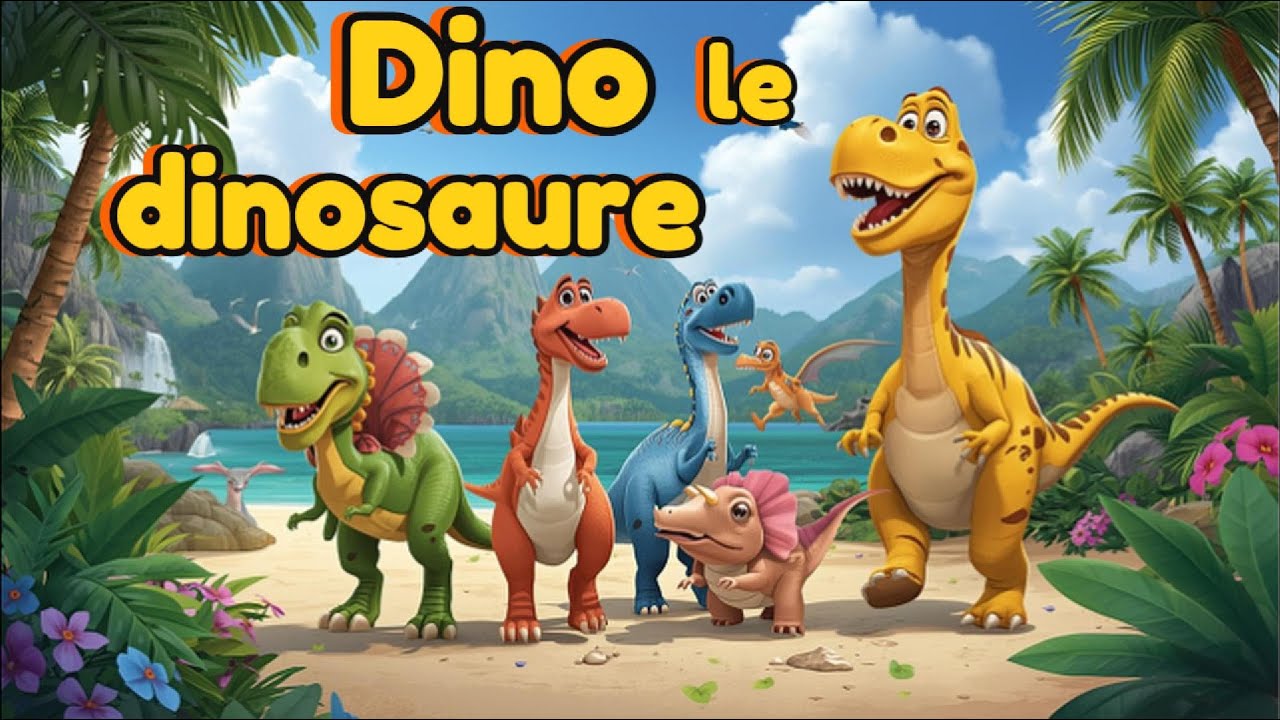 Dino le petit dinosaure 🦖 | Comptine éducative enfants | Amis et famille
