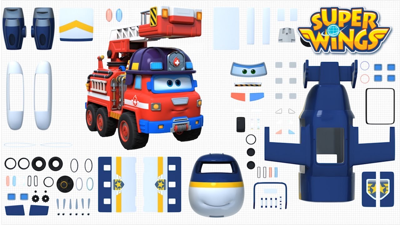 [Сборка SuperWings] Сборка Superwings Jumbo игрушки Сборник | Супер крылья игрушки