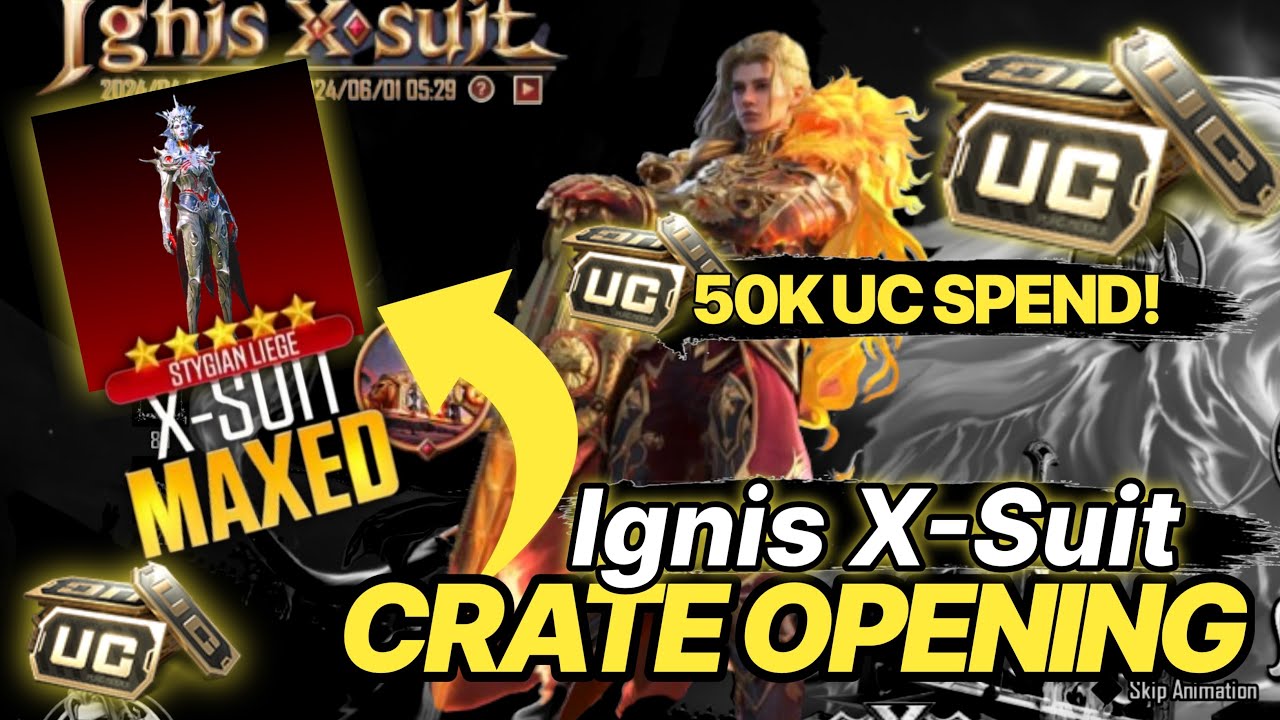 X-Suit crate opening upto Level 7 & Maxed out ScarL