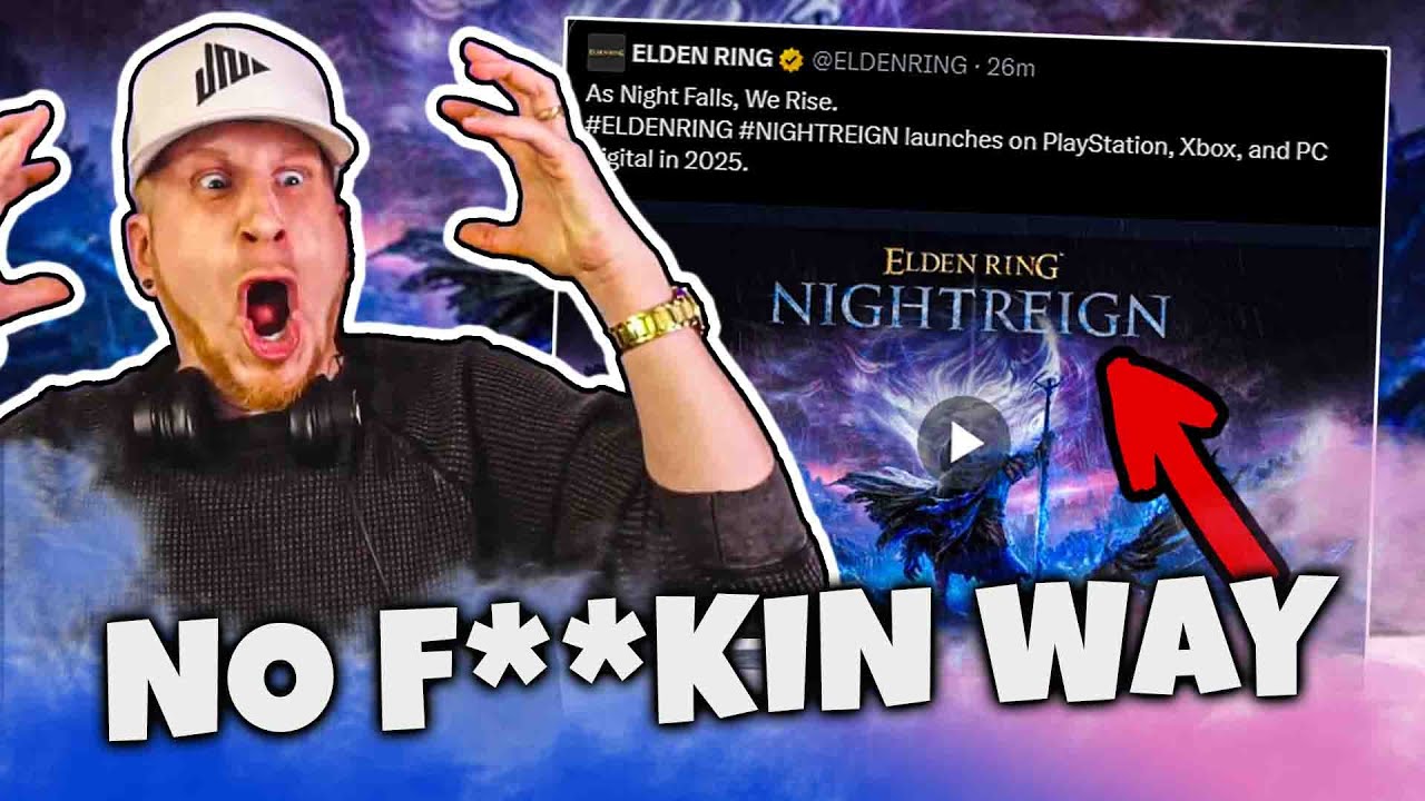 НОВАЯ ИГРА ELDEN RING?! ЧЁРТ ВОЗЬМИ, 🤯🤯 | ELDEN RING NIGHTREIGN — РЕАКЦИЯ НА ТРЕЙЛЕР ИГРЫ