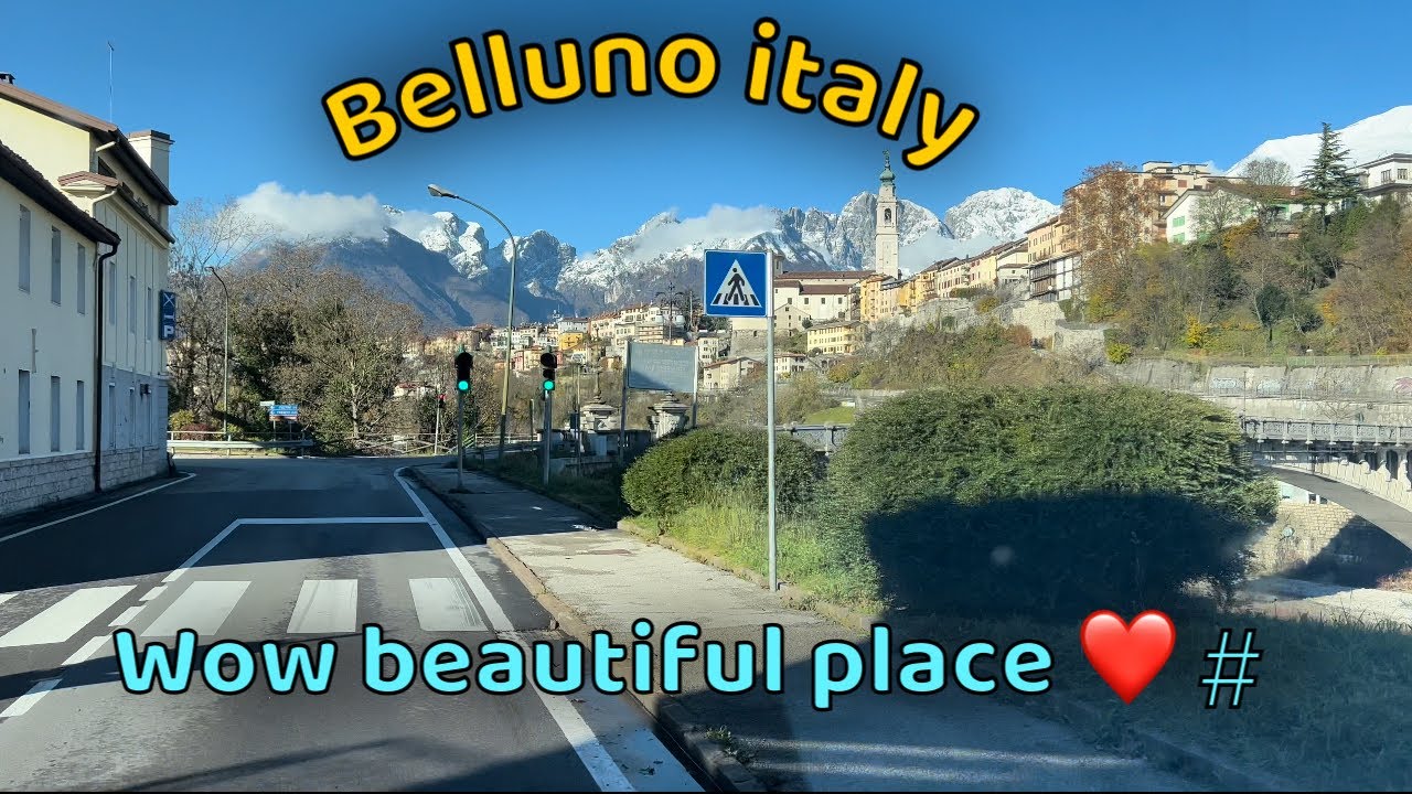 Belluno italy 4k 2022 | italy vlog 4k | 4k drive | italy walking tour