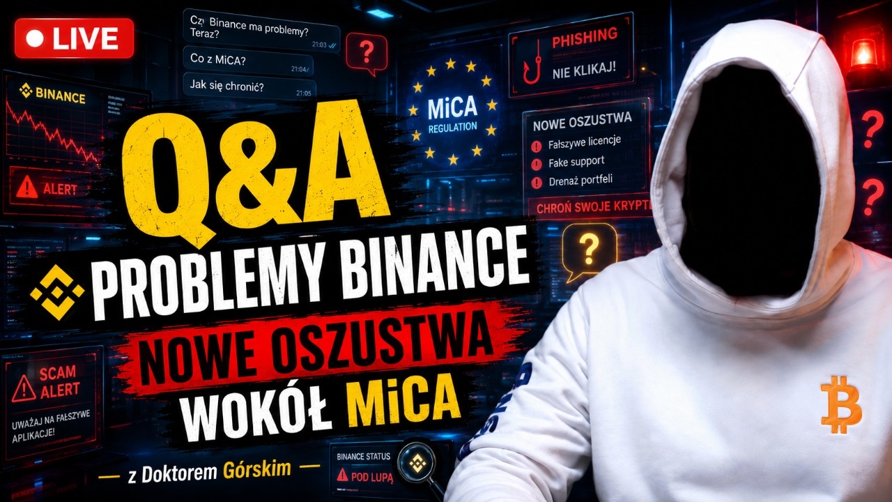 Вопросы и ответы с доктором Гурским: проблемы Binance и новые мошеннические схемы вокруг MiCA