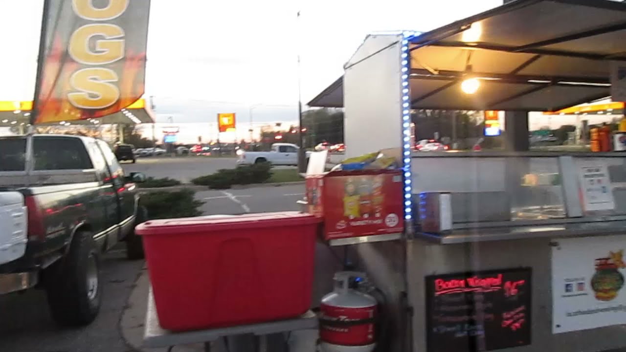 my Set up as Hot dog vendor :) #wisconsin #hotdogvendor #locamexicanhotdogs