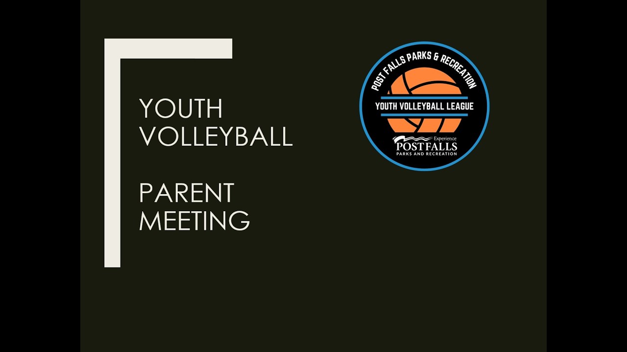 Spring Youth Volleyball Parent Meeting 2026