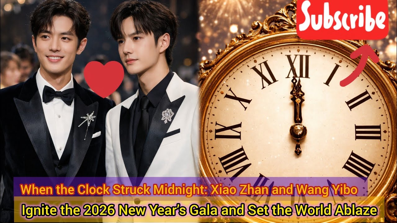 when the clock struck midnight: xiao zhan and wang yibo Ignite the 2026 New Year’s Gala 
