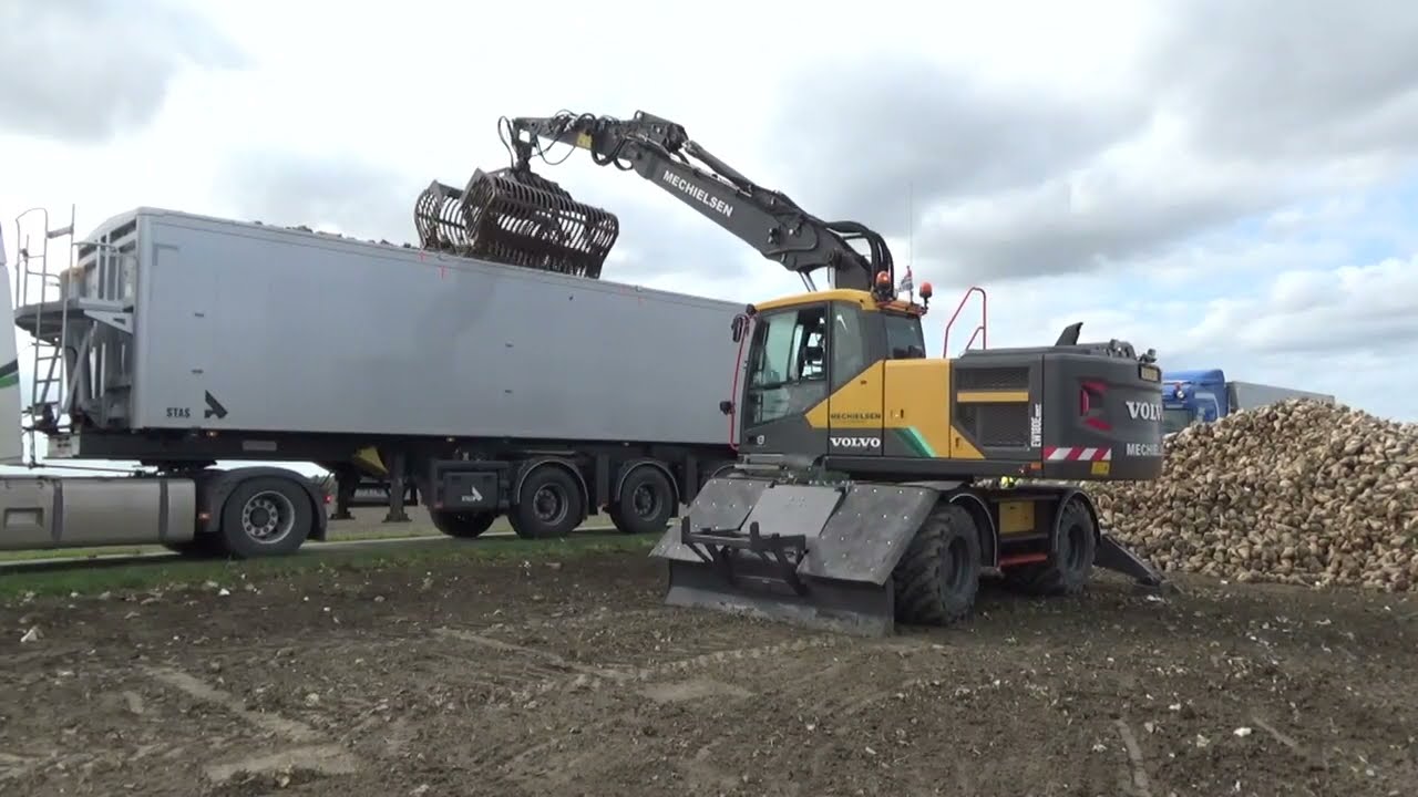 bieten laden 2022 Mechelse - Oldehove #agriculture  VOLVO EW180E