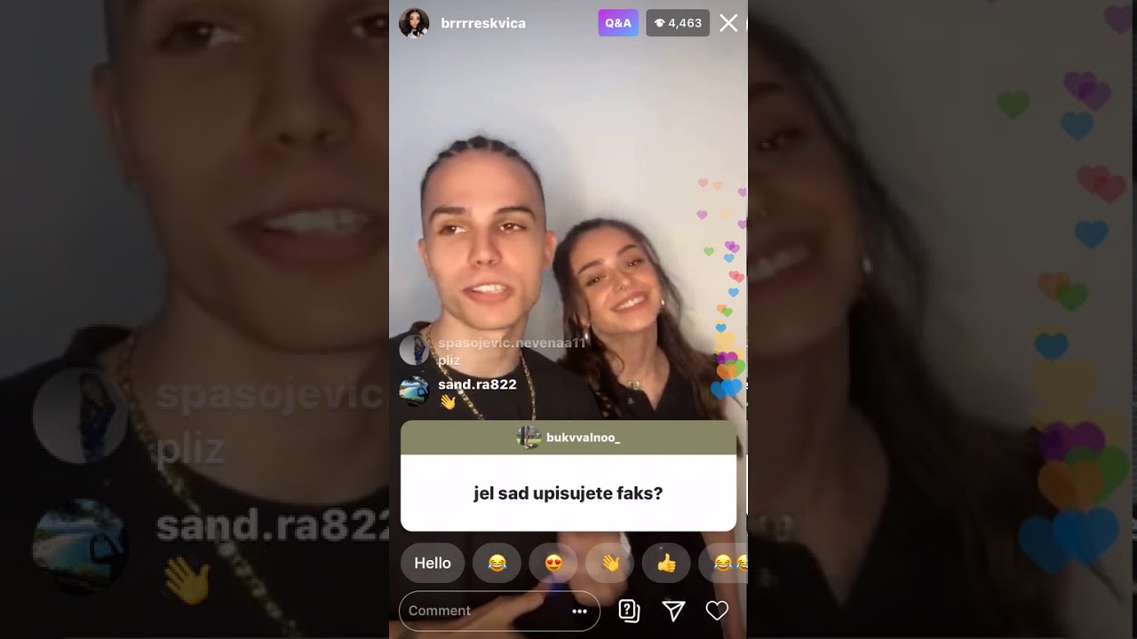 Breskvica i Voyage Instagram livestream 14.06.2020.