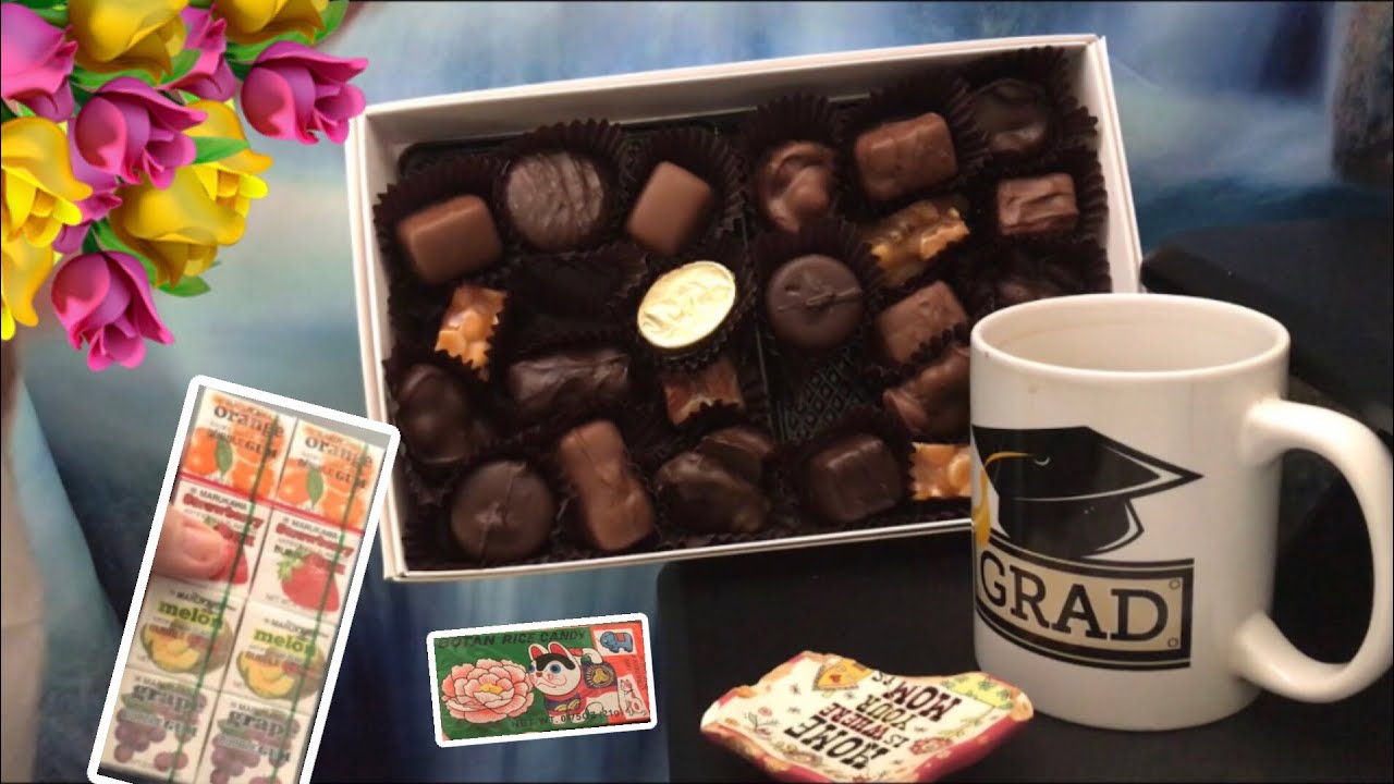 Quiet ASMR relaxation Story Time and a Box of See’s Candy