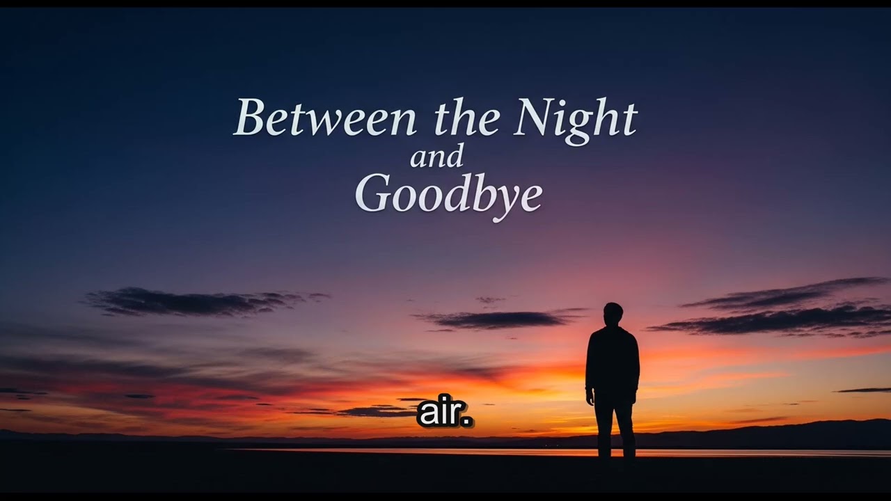 ​​Between the Night and Goodbye   / Lyric Video Best Original Song 💕 Relaxing Cover Music ❤️💕❤️