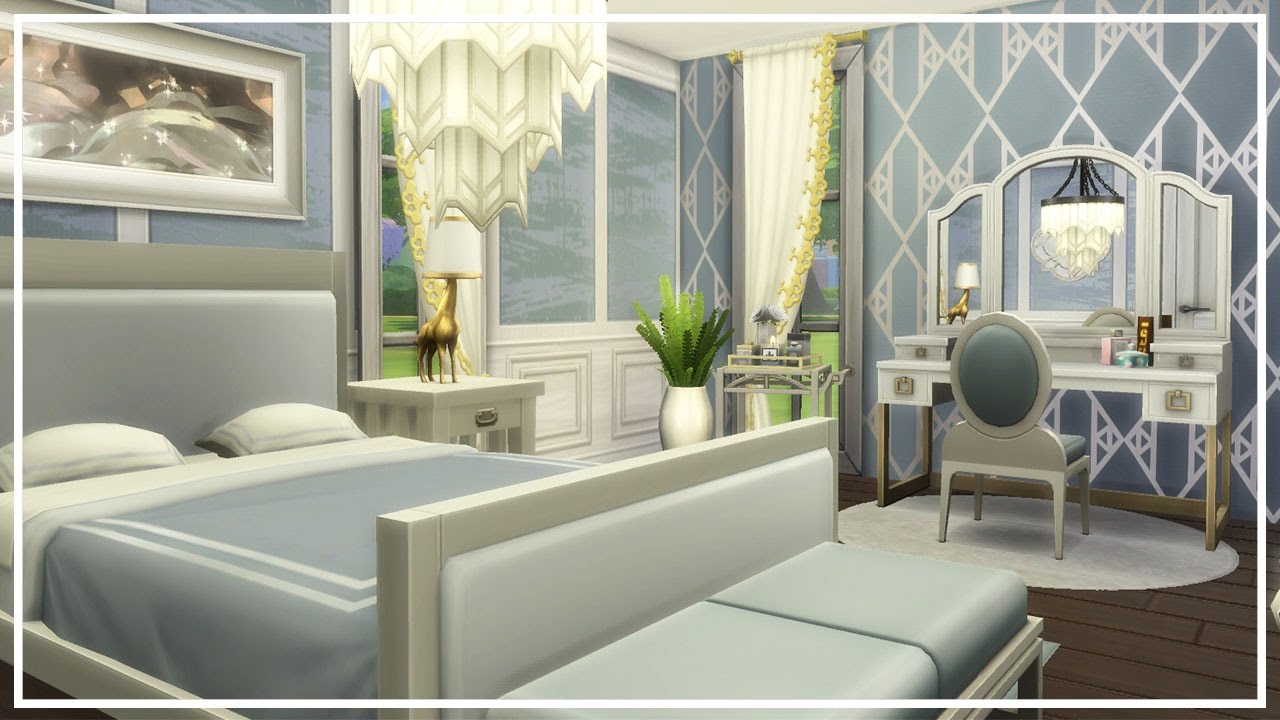 PRINCESS GLAM BEDROOM // The Sims 4: Room Build