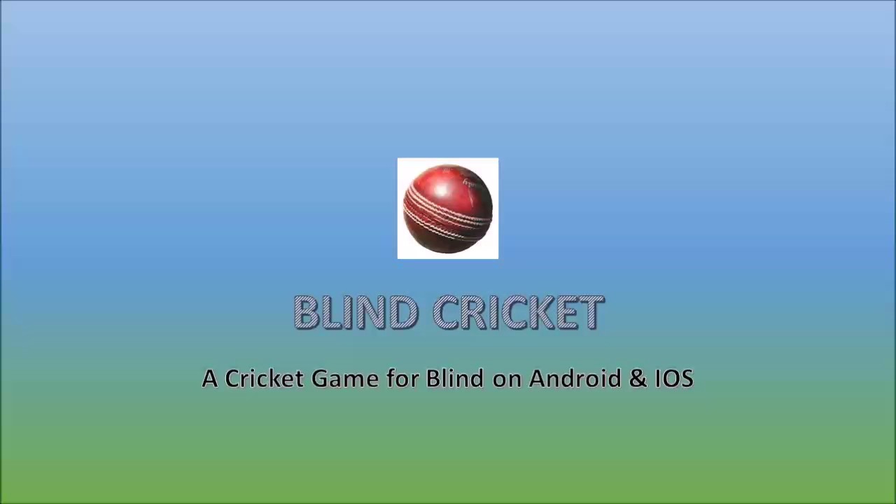 How to play Blind Cricket: Demonstration and tutorial of Blind Cricket Game on iOS in english