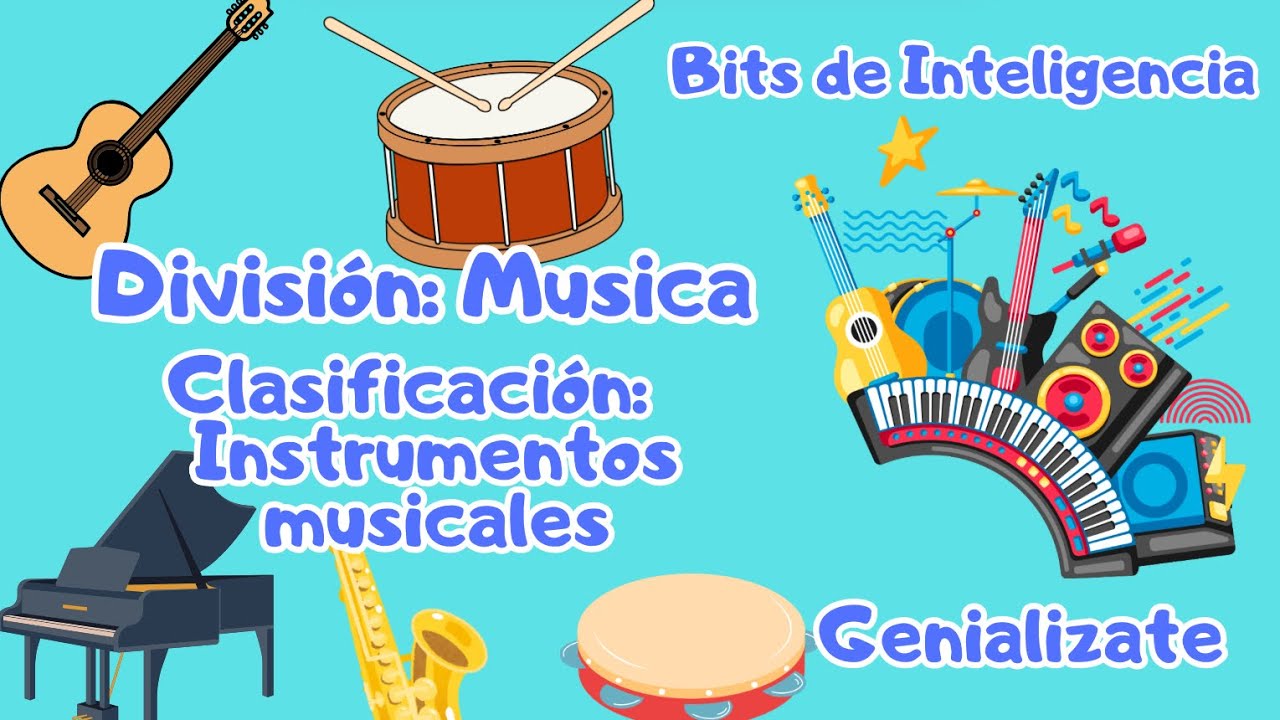 Instrumentos musicales para bebés | Aprende sobre música | Método Doman | Bits de inteligencia