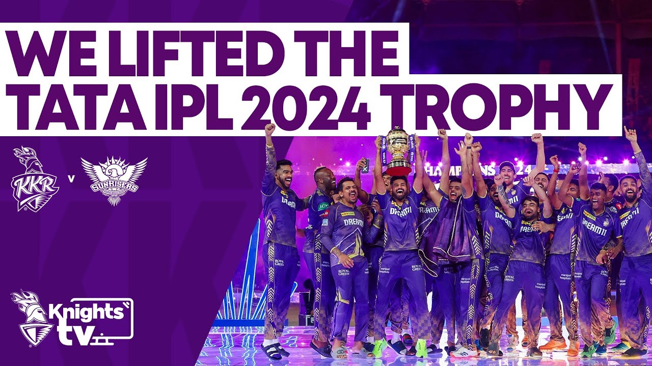 KKR and Shreyas Iyer Win the Final and Lift the Trophy | #KKRvSRH | #KnightsTV | TATA IPL 2024