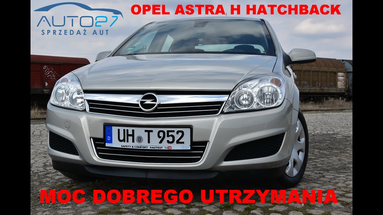 #AUTO27 - SPRZEDANY- TEST - OPEL ASTRA H 1.4 16V Hatchback. Tylko 166 tyś km! Sprawdzona TECHNIKA