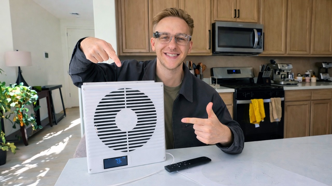 Stop Wasting AC! Through-Wall Air Transfer Fan Test