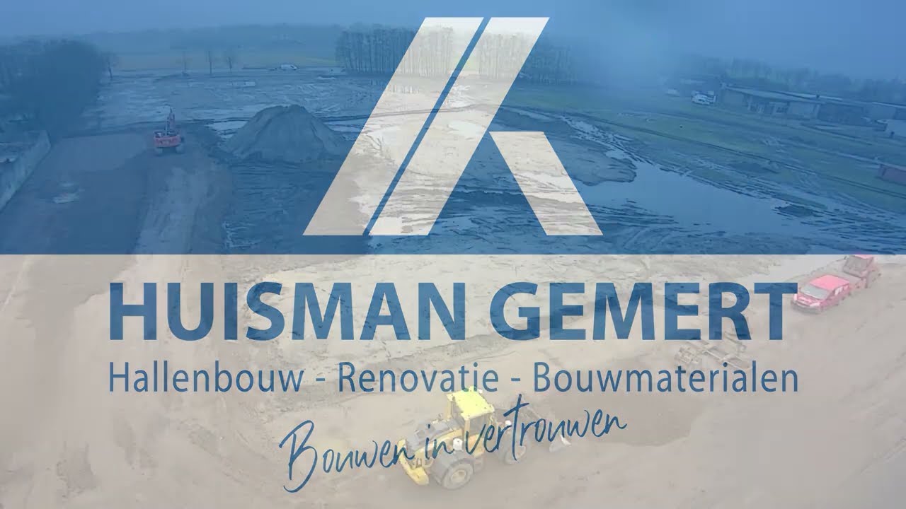 Timelapse Nieuwbouw Bedrijfspand Huisman Gemert