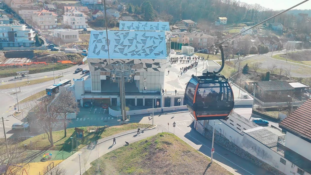 [4K HDR][60fps] Zagreb Cable Car - Zicara Sljeme