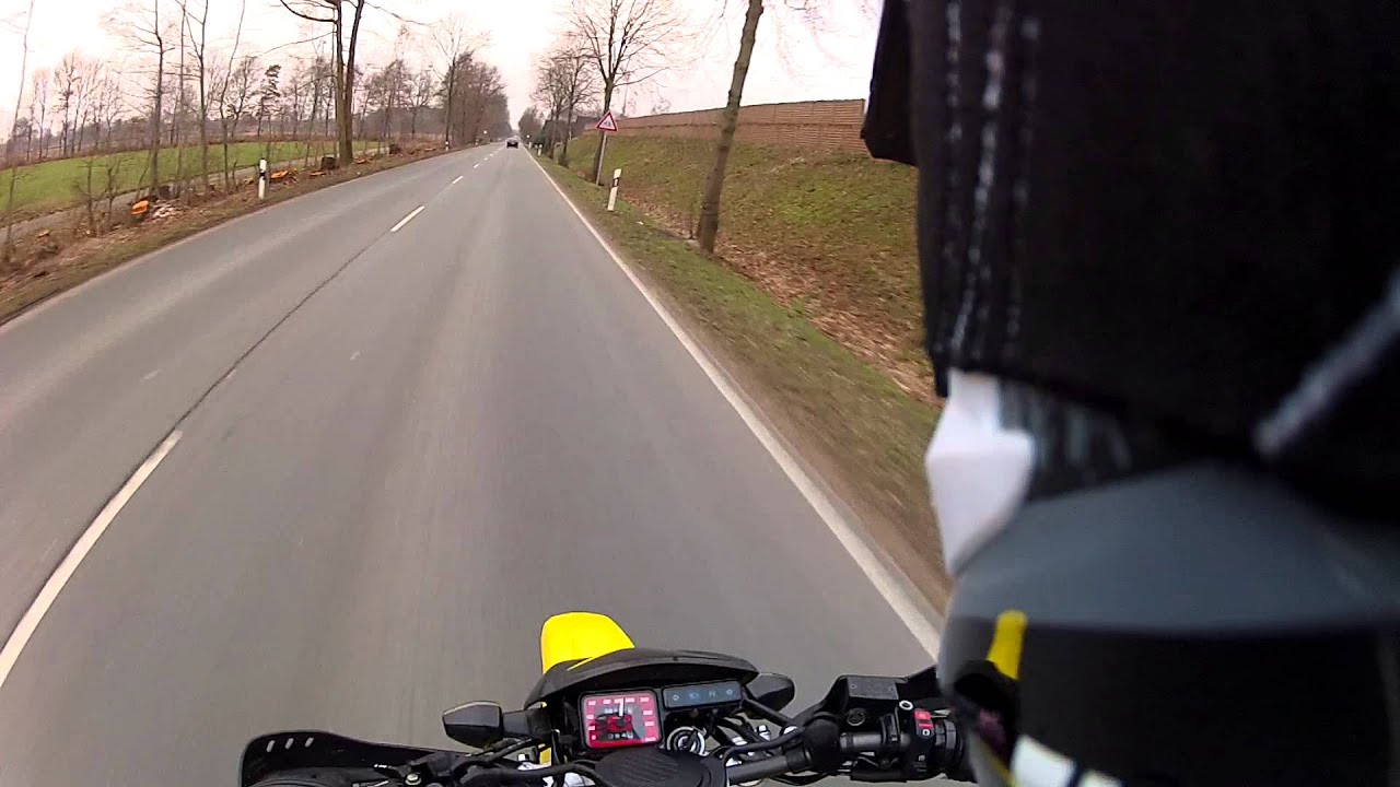 Honda FMX 650 - 0-100 acceleration Test (34ps)