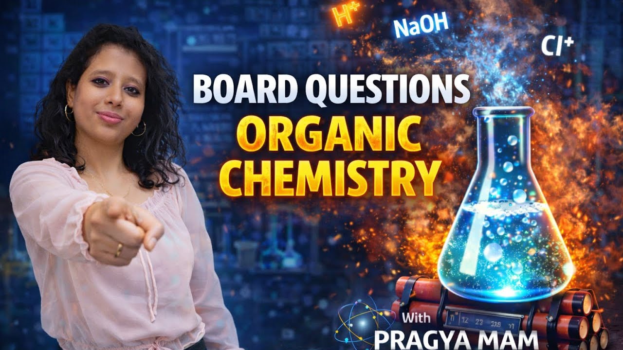 Organic Chemistry Boards Marathon 🔥.  ALL Board Questions Explained (Class 10 CBSE & ICSE)✅