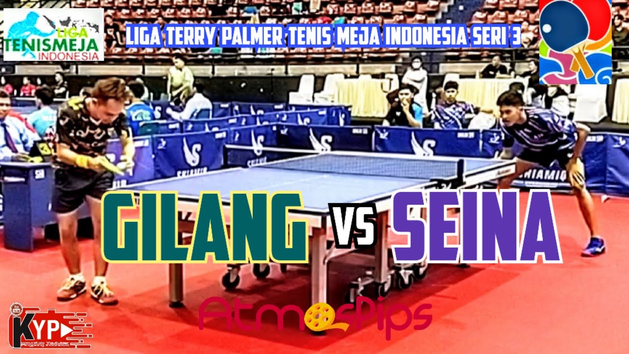 GILANG MAULANA (Stoni) vs SEINA (AIF) 🏓🏓 Beregu - Liga Tenis Meja Indonesia Seri 3, Solo