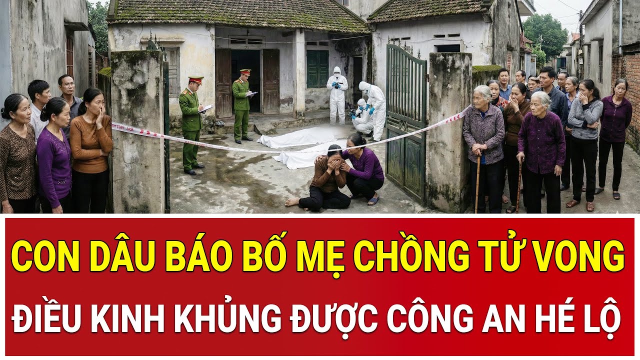 Thời sự nóng 11/2: Con dâu phát hiện bố mẹ chồng tử vong, điều kinh khủng hé lộ khi Công an có mặt