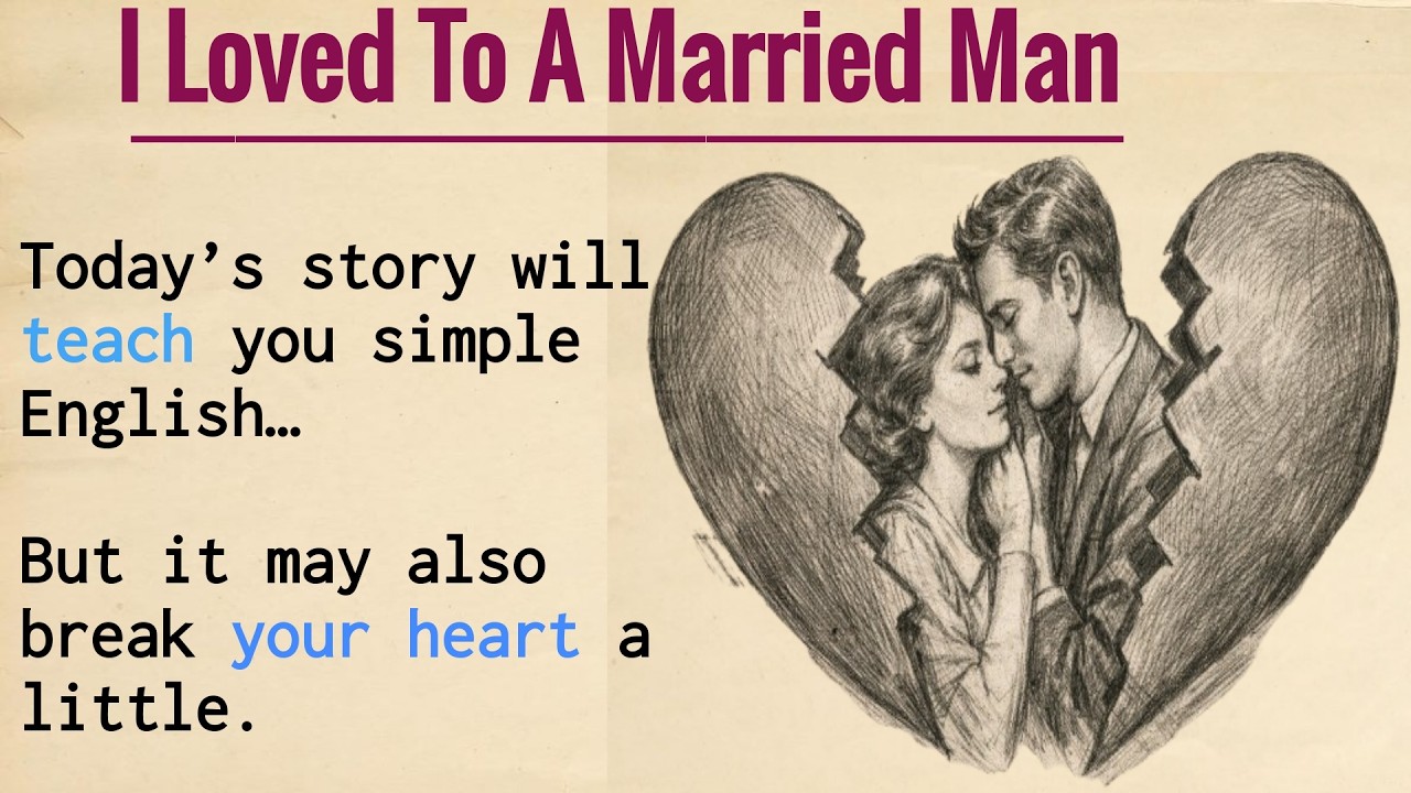 Learn English With Stories ✅ I loved To a Married Man🔥  Level 2 | Emotional story with Slow English.