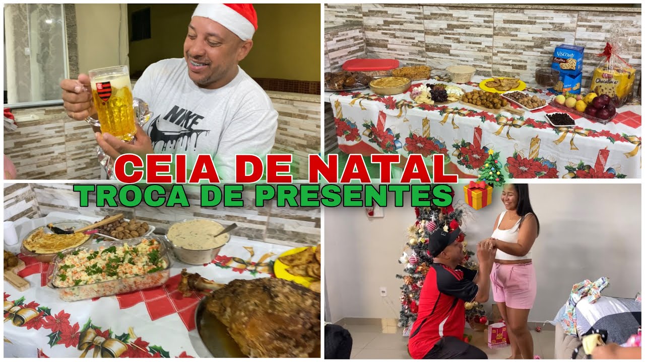 Nosso Natal 🎄 Abrindo os Presentes de Natal 🎁Família Almeida