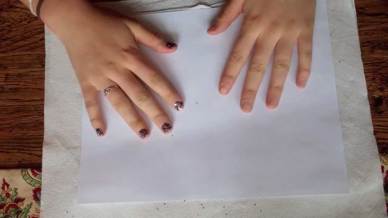 DIY Nail Tutorial (Festive Sparkles)