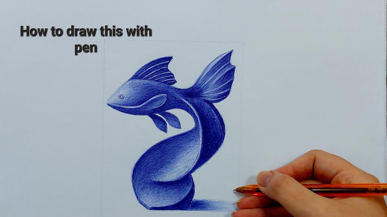 How to draw this with pen