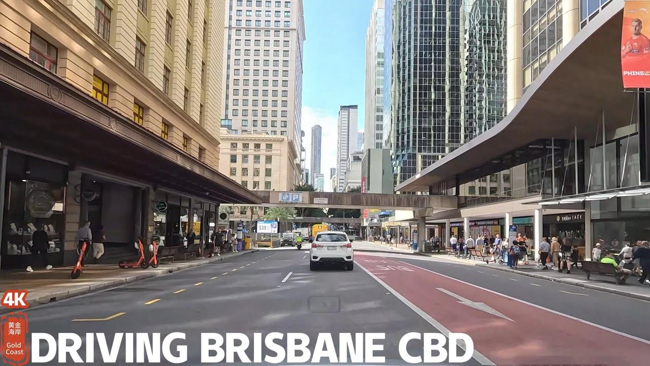 [4k] Driving Brisbane CBD Thursday 9 May 2024 - Music Version | Queensland | Australia