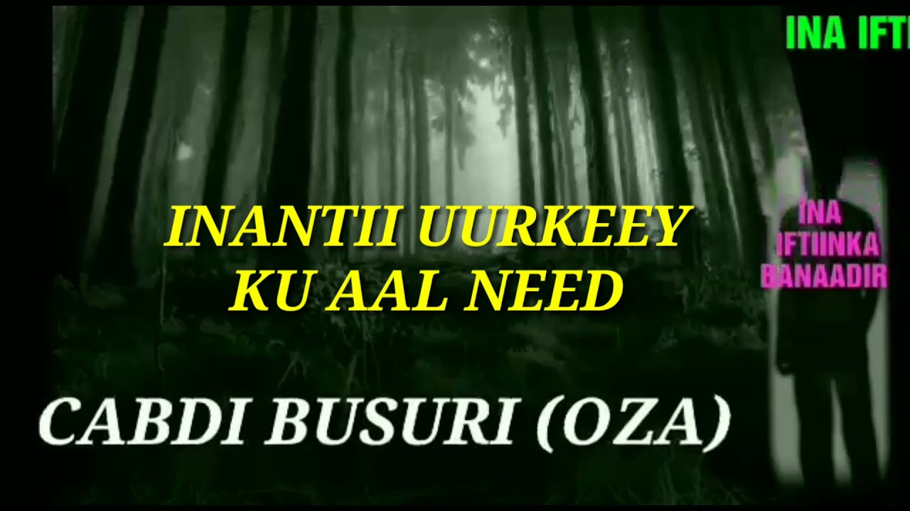 Cabdi Busuri (Oza) Heesti Axdi