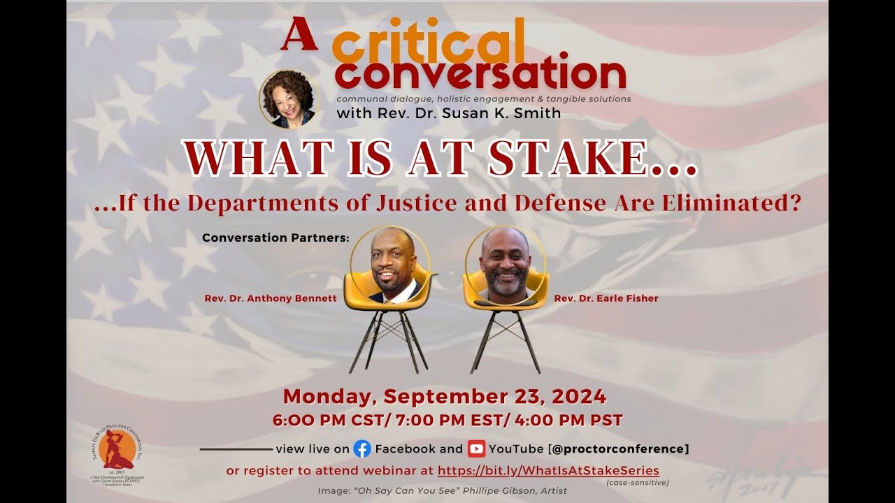 Critical Conversation: What Is At Stake If the Departments of Defense and Justice are Eliminated …