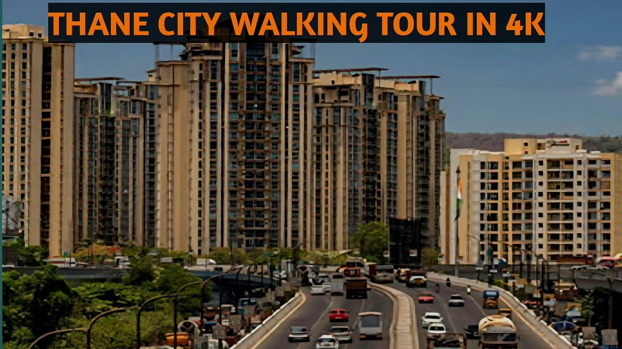 Thane City Walking Tour in 4K 😎😊 // THANE CITY 🫠😍 // Thane District Walking Tour 😎😍