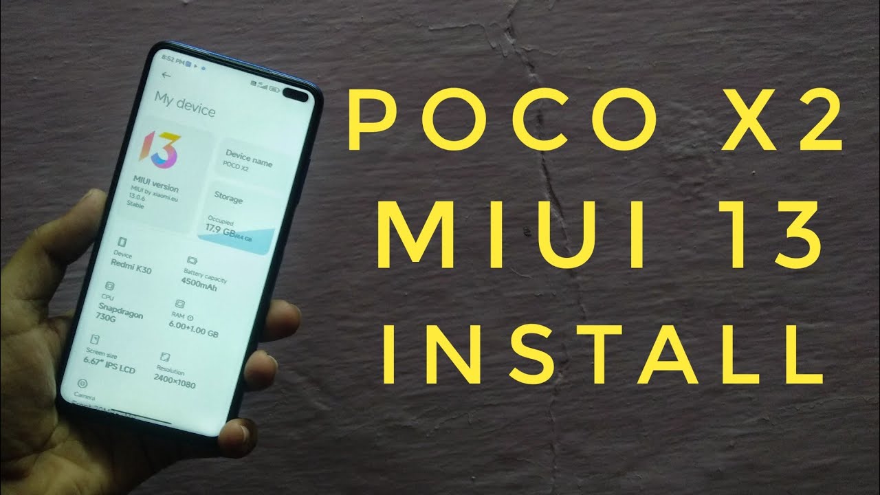 Poco X2 Miui 13 Update Install Full Video | Miui 13 Update Poco X2 Kaise Update Karen