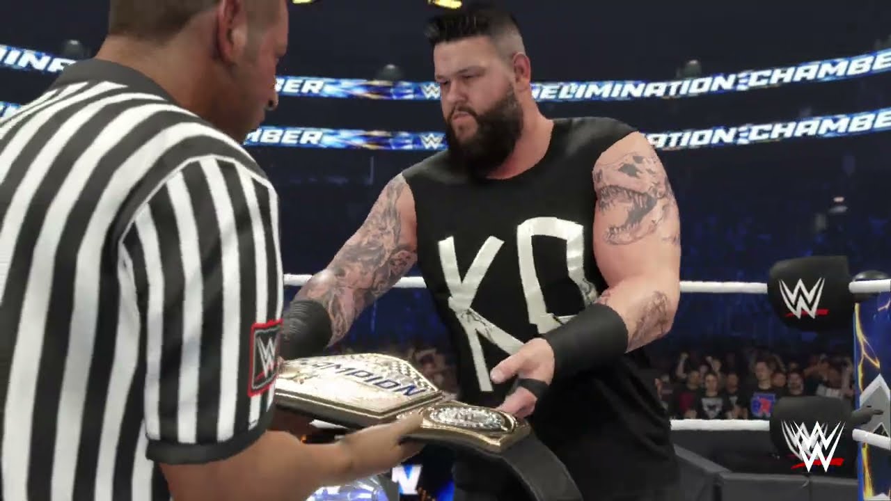 Kevin Owens vs The Miz | United States Championship | Elimination Chamber | WWE Universe Mode