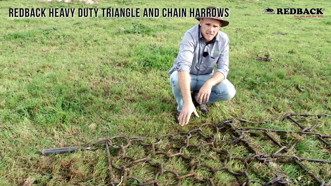 Redback Heavy Duty Triangle & Chain Harrows