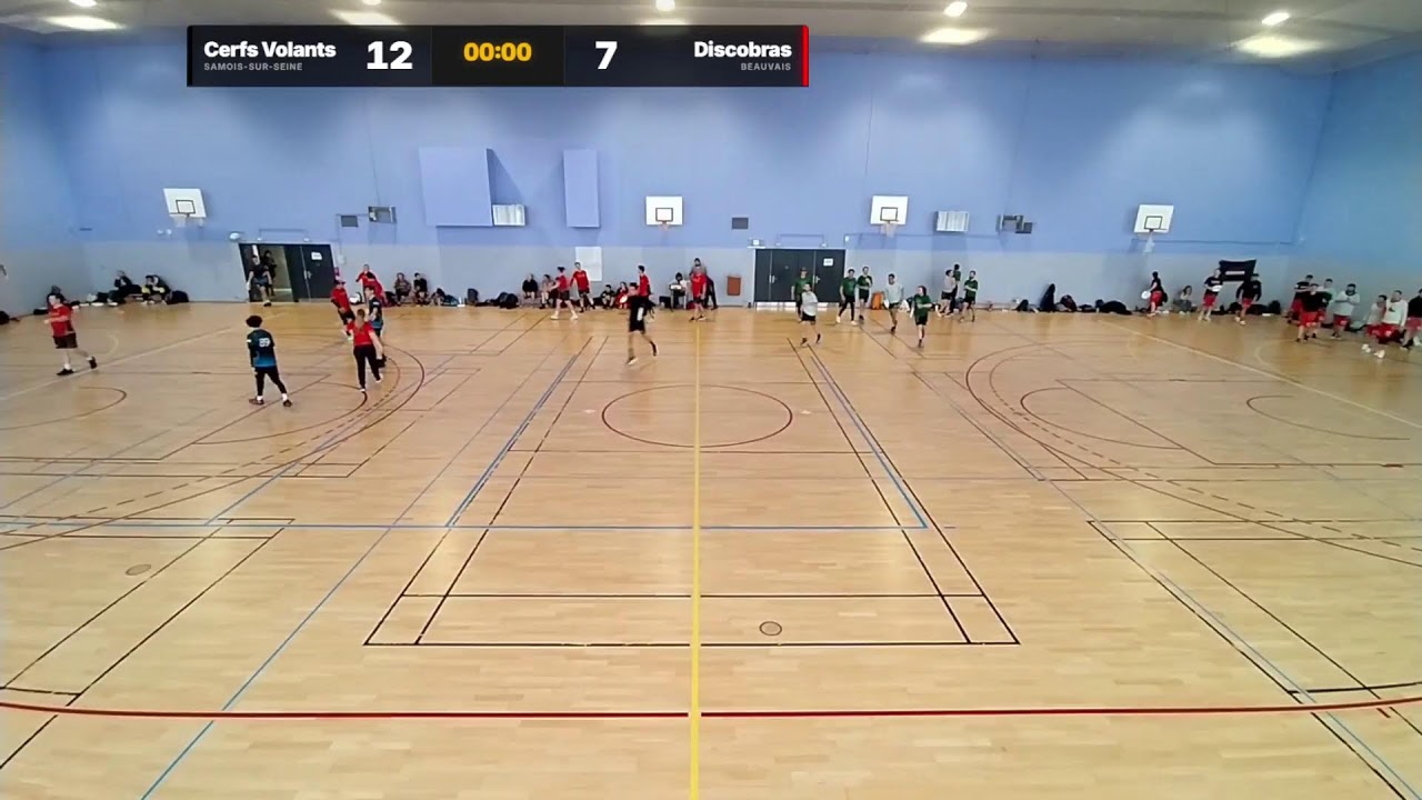 25-26 - Championat Indoor Open DR2 Poule Haute - Discobras vs Cerfs Volants