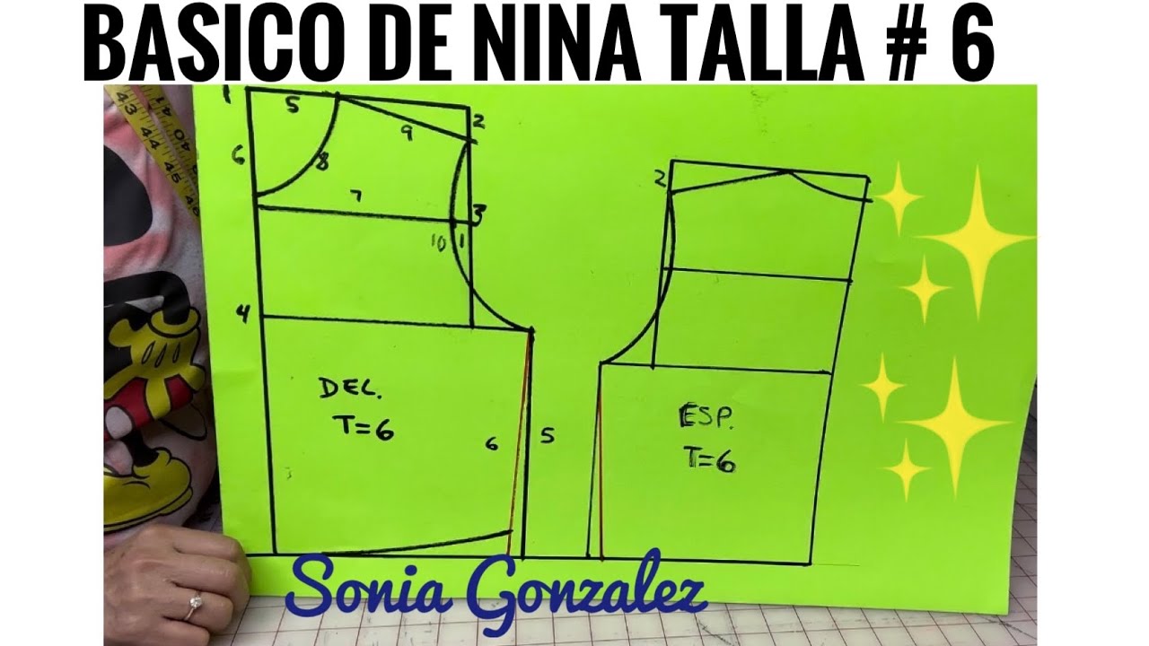 Básico de nińa talla # 6 🌸🤩
