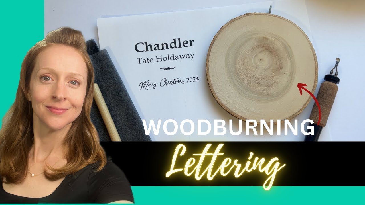 Quick Beginner Woodburning LETTERING 🔥