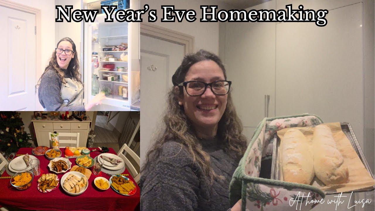 Новогодние приготовления | Перезагрузка кухни, домашние багеты и приготовление ужина