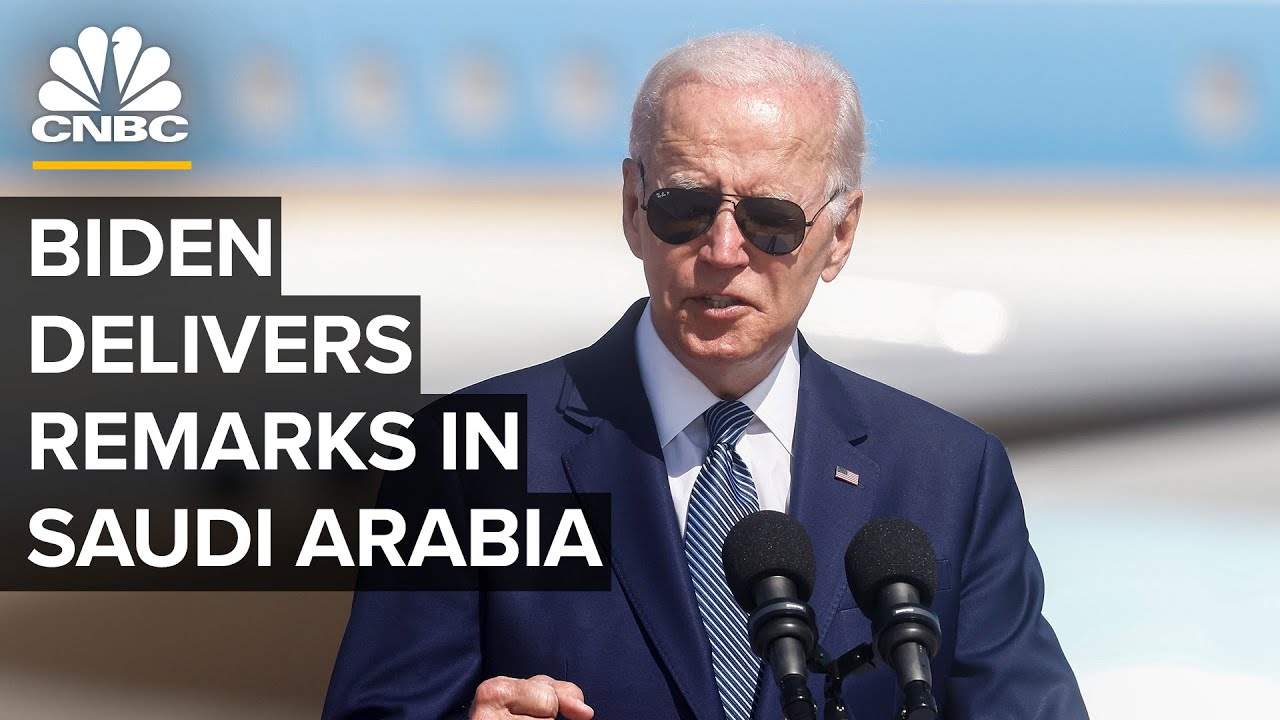 President Biden delivers remarks during his visit to Jeddah, Saudi Arabia &mdash; 7/15/2022
