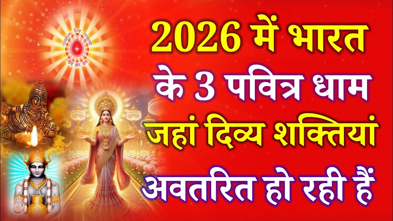 2026 में भारत के 3 पवित्र धाम जहां दिव्य शक्तियां अवतरित हो रही हैं !