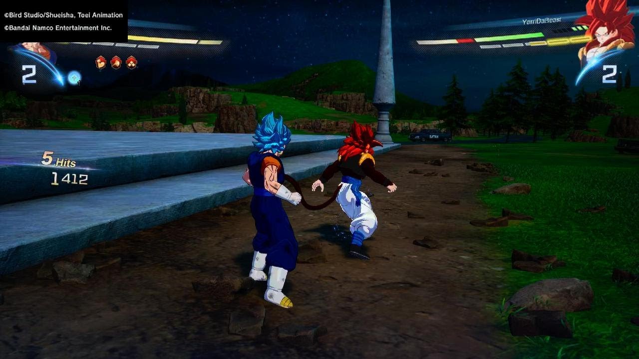 Vegito vs SSJ4 Gogeta IV