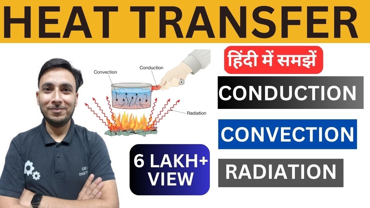 Conduction, Convection and radiation || Modes of heat transfer || Hindi || Conduction in hindi