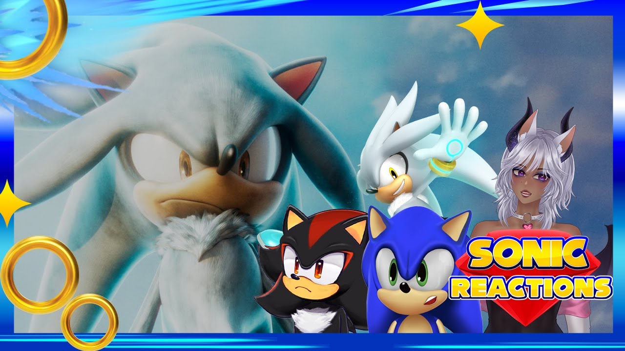 Соник, Шэдоу и Сильвер реагируют на Sonic+ ||Фан-анимация по Сонику|| с участием Скуллс Найтшейд
