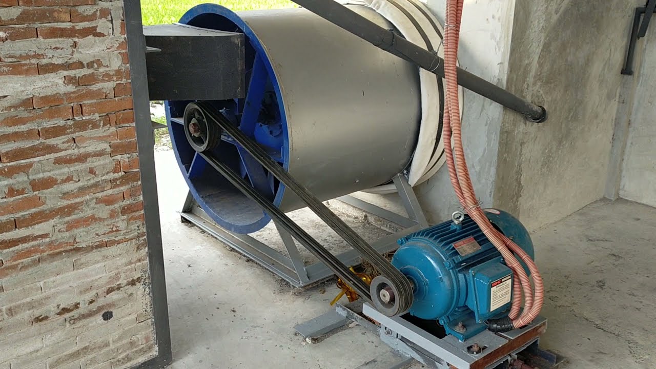 FLATBED DRYER USES RICE HULL To Dry Rice Grains - SAVE RICE SAVE LIVES