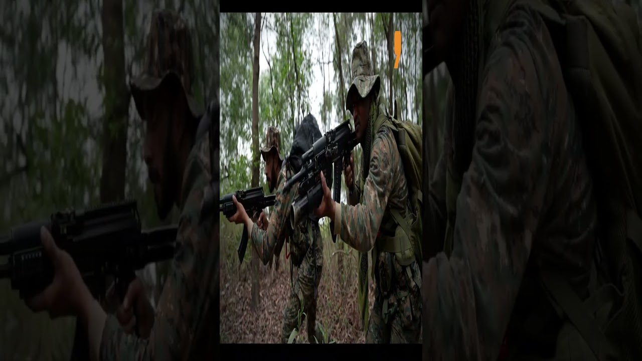 CRPF COBRA BATALLION DEPLOYED IN KASHMIR  #army #indianarmedforces