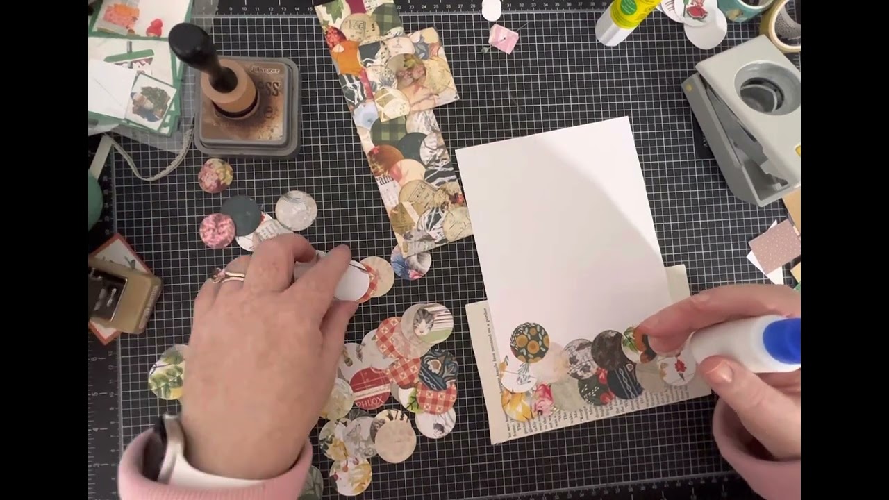 Circle collage master board-make it with me!