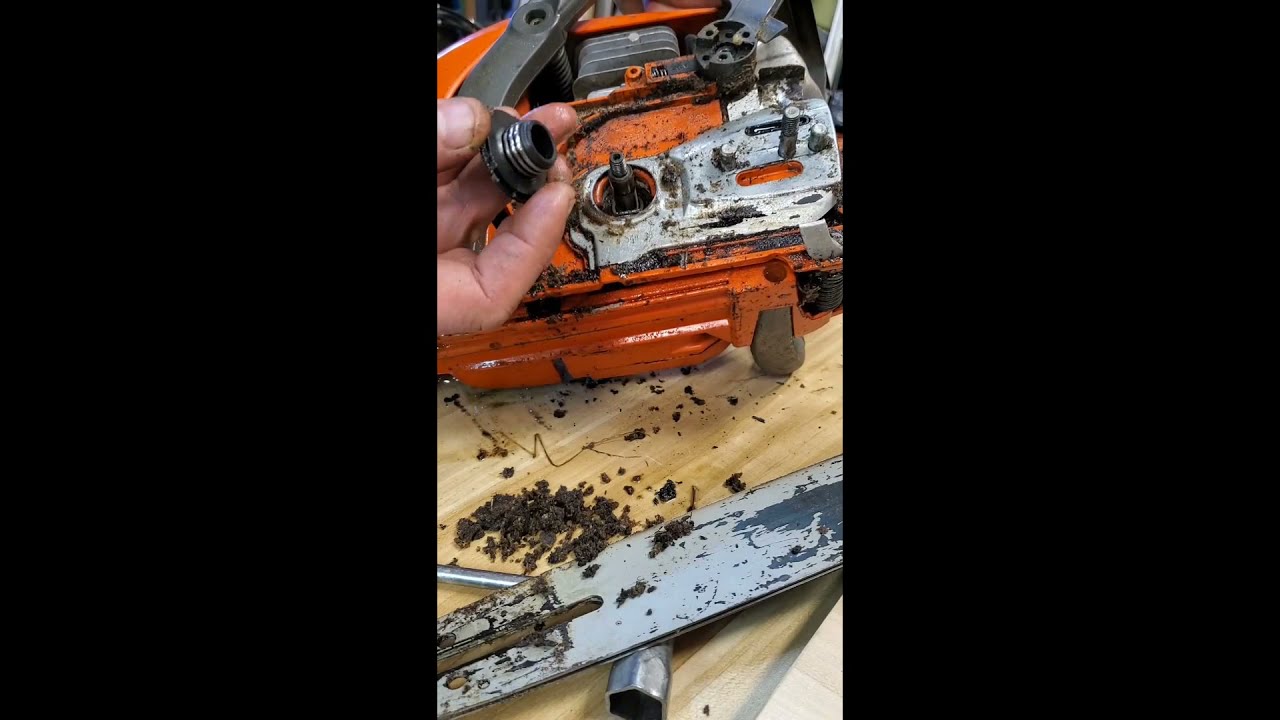 Утечка масла Husqvarna 435