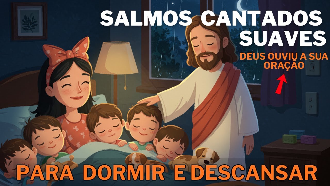 🌙 Salmos Cantados de DESCANSO no Senhor | Durma em Paz e Sinta o Cuidado de Deus em Sua Vida🕊️